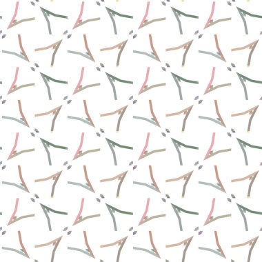 Geometrik şekilli kusursuz desen vektör çizimi