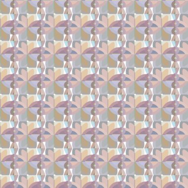 Geometrik şekilli kusursuz desen vektör çizimi