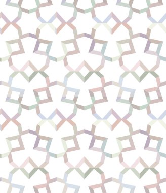 Geometrik şekilli kusursuz desen vektör çizimi