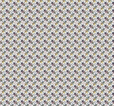 Geometrik şekilli kusursuz desen vektör çizimi