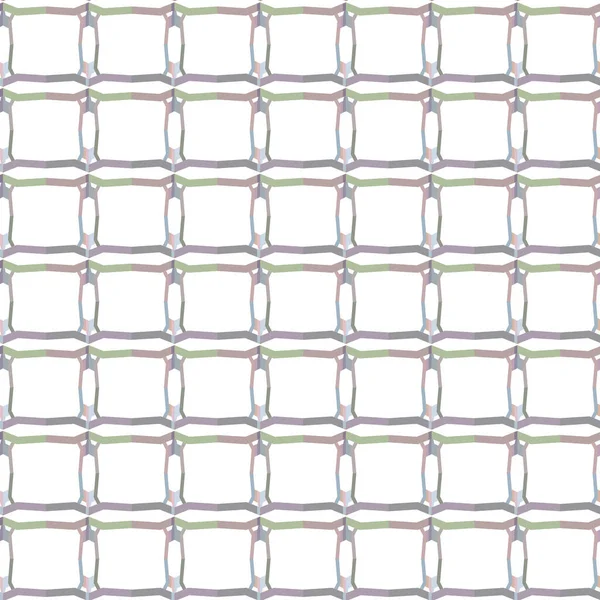 具有几何形状矢量插图的无缝图案 — 图库矢量图片
