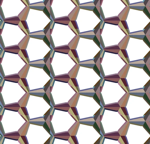 Geometrik şekilli kusursuz desen vektör çizimi