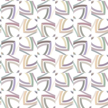 Geometrik şekilli kusursuz desen vektör çizimi