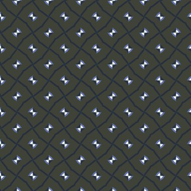 Geometrik şekilli kusursuz desen vektör çizimi