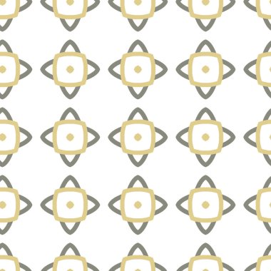 Geometrik şekilli kusursuz desen vektör çizimi