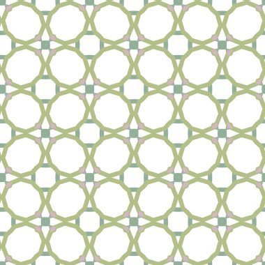 Geometrik şekilli kusursuz desen vektör çizimi