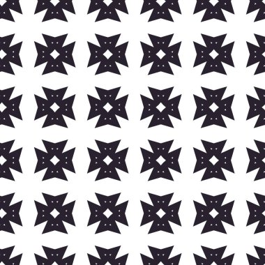 Geometrik şekilli kusursuz desen vektör çizimi