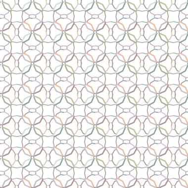 Geometrik şekilli kusursuz desen vektör çizimi