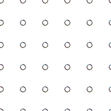 Geometrik şekilli kusursuz desen vektör çizimi