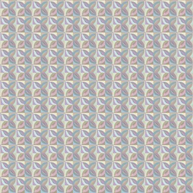 Geometrik şekilli kusursuz desen vektör çizimi