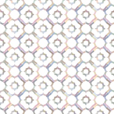 Geometrik şekilli kusursuz desen vektör çizimi