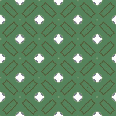 Geometrik şekilli kusursuz desen vektör çizimi