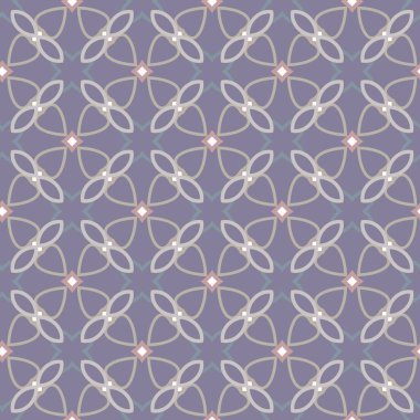 Geometrik şekilli kusursuz desen vektör çizimi