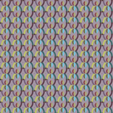geometrik şekilli kusursuz desen