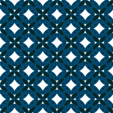 Geometrik şekilli kusursuz desen vektör çizimi