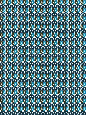 Geometrik şekilli kusursuz desen vektör çizimi