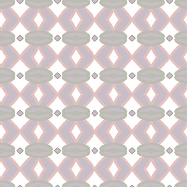 Geometrik şekilli kusursuz desen vektör çizimi
