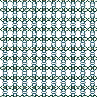 Geometrik şekilli kusursuz desen vektör çizimi