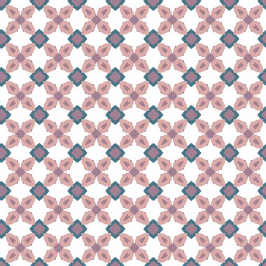 Geometrik şekilli kusursuz desen vektör çizimi