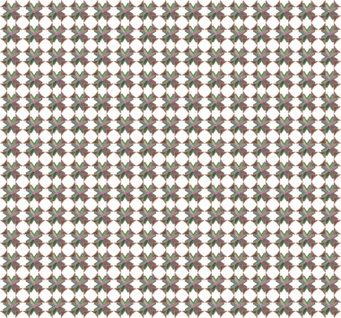 Geometrik şekilli kusursuz desen vektör çizimi