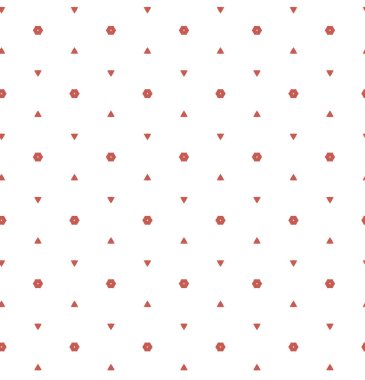 Geometrik şekilli kusursuz desen vektör çizimi