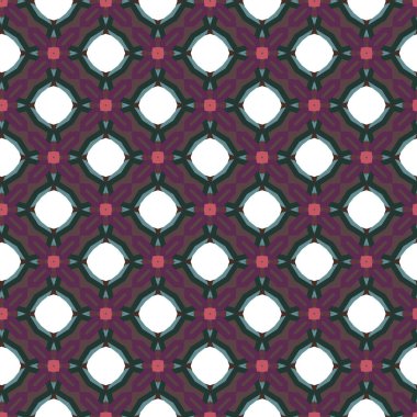 Geometrik şekilli kusursuz desen vektör çizimi