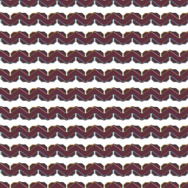 Geometrik şekilli kusursuz desen vektör çizimi