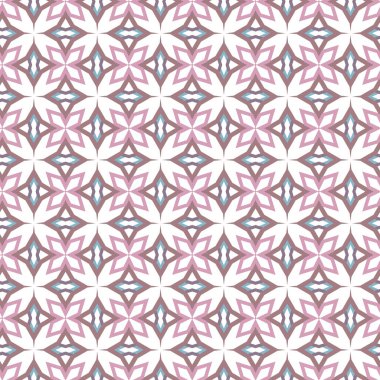 Geometrik şekilli kusursuz desen vektör çizimi