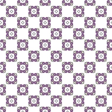 Geometrik şekilli kusursuz desen vektör çizimi