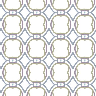 Geometrik şekilli kusursuz desen vektör çizimi