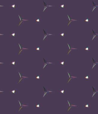 Geometrik şekilli kusursuz desen vektör çizimi