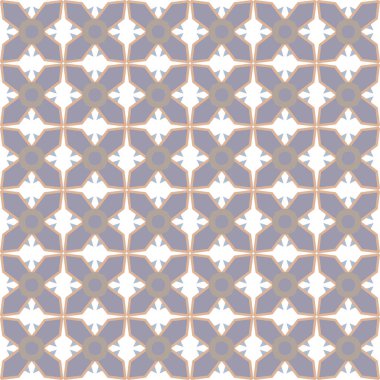 Geometrik şekilli kusursuz desen vektör çizimi