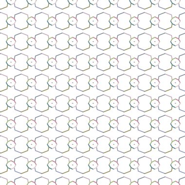 Geometrik şekilli kusursuz desen vektör çizimi