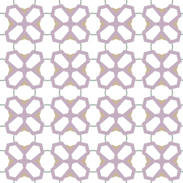 Nahtlose Muster Mit Geometrischen Formen Vektorillustration — Stockvektor