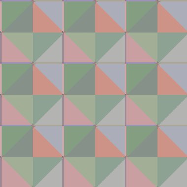 Geometrik şekilli kusursuz desen vektör çizimi