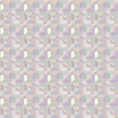 Geometrik şekilli kusursuz desen vektör çizimi