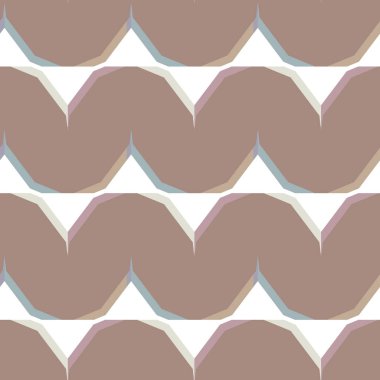 Geometrik şekilli kusursuz desen vektör çizimi