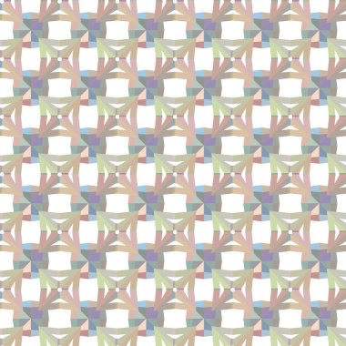 Geometrik şekilli kusursuz desen vektör çizimi