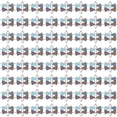 Geometrik şekilli kusursuz desen vektör çizimi