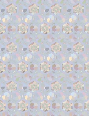 Geometrik şekilli kusursuz desen vektör çizimi