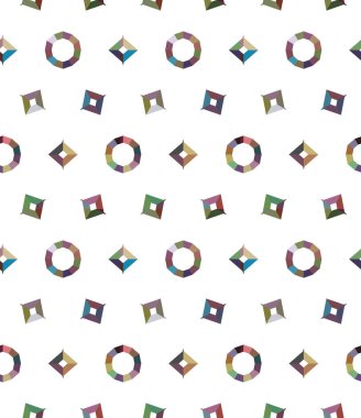 geometrik şekilli kusursuz desen