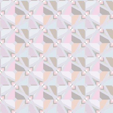 Geometrik şekilli kusursuz desen vektör çizimi