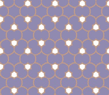 Geometrik şekilli kusursuz desen vektör çizimi