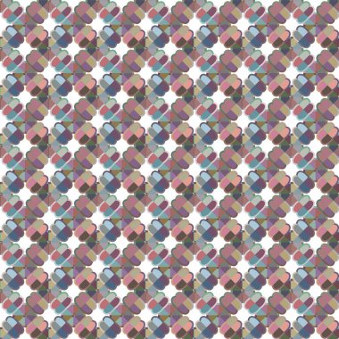 Geometrik şekilli kusursuz desen vektör çizimi