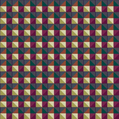 Geometrik şekilli kusursuz desen vektör çizimi