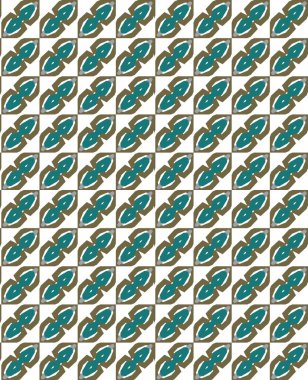 Geometrik şekilli kusursuz desen vektör çizimi