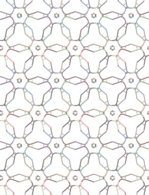 geometrik şekilli kusursuz desen