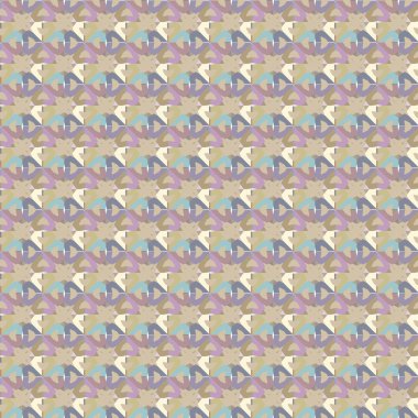 Geometrik şekilli kusursuz desen vektör çizimi