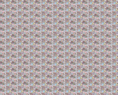 Geometrik şekilli kusursuz desen vektör çizimi