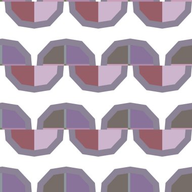 Geometrik şekilli kusursuz desen vektör çizimi